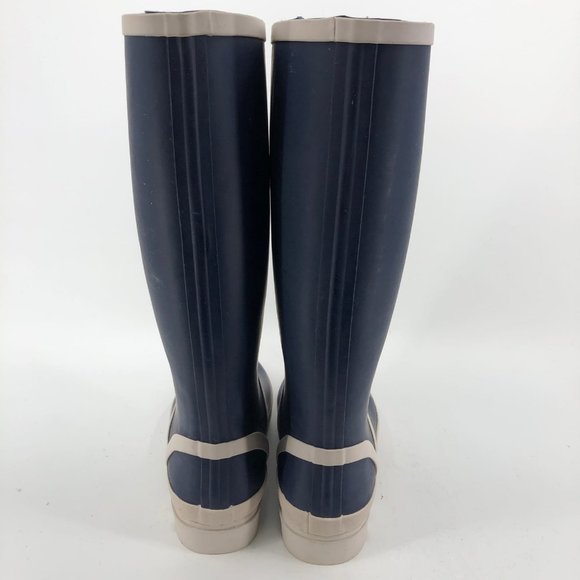 Stylish Blue and White Winter & Rain Boots | Perfect for Any Season - Picture 3 of 7